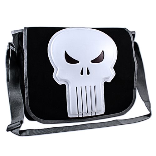 Punisher Skull Marvel Messenger Bag                         