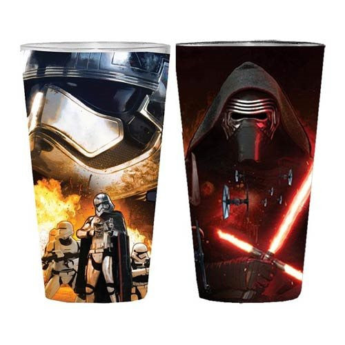 Star Wars Episode 7 Villain Poster Wrap Pint Glass 2-Pack   