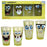 SpongeBob SquarePants Yellow 16 oz. Pub Glass 4-Pack        