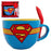 Superman Stars Soup Mug with Spoon                          