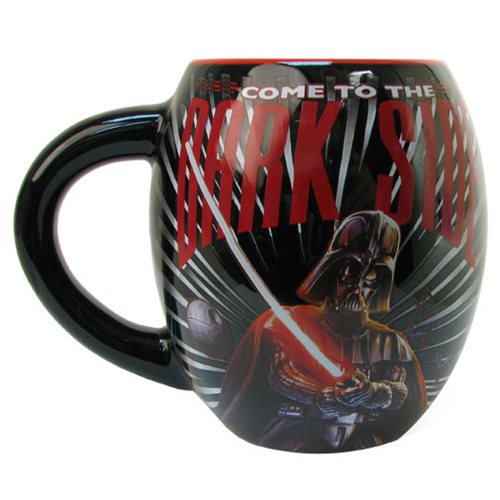 Star Wars Dark Side Black 18 oz. Ceramic Oval Mug           