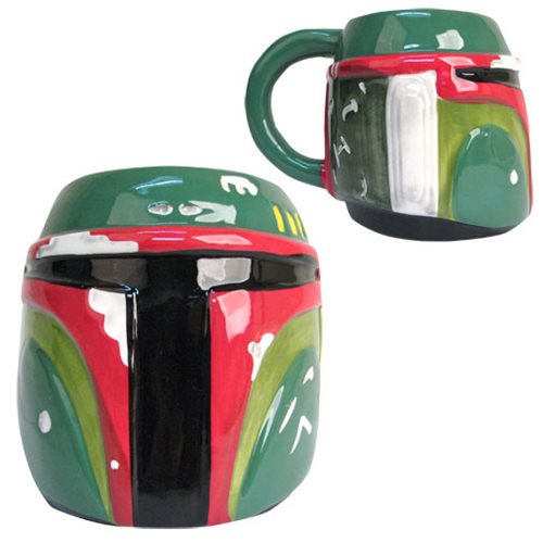 Star Wars Boba Fett Head 3D Mug                             