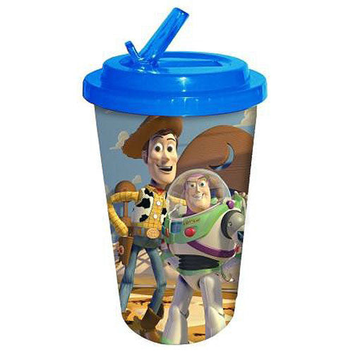 Toy Story Buzz and Woody 16 oz. Plastic Travel Cup          