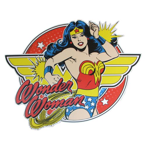 Wonder Woman Bangles Die-Cut Wood Wall Art                  