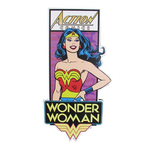 Wonder Woman Die-Cut Wood Wall Art                          