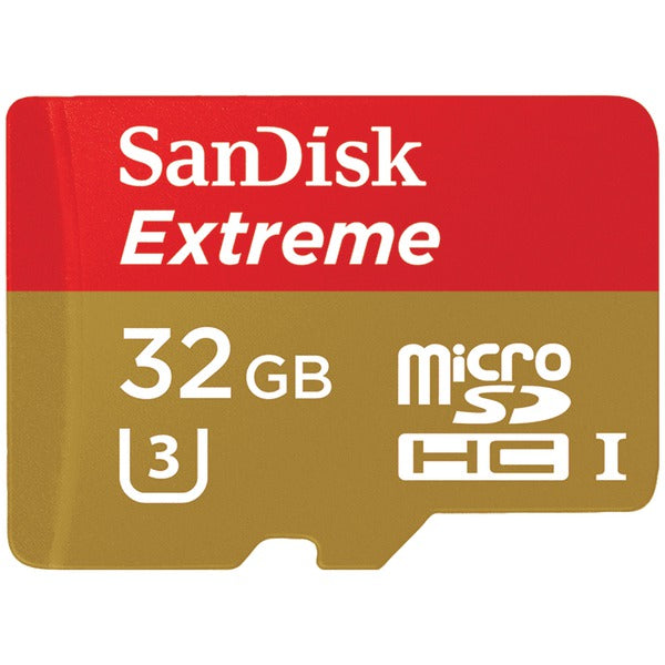 32GB MICROSD CARD W ADPTR