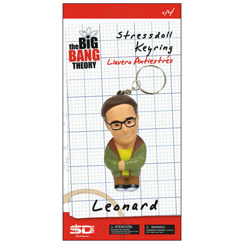 Big Bang Theory Leonard Hofstadter Stress Toy Key Chain     