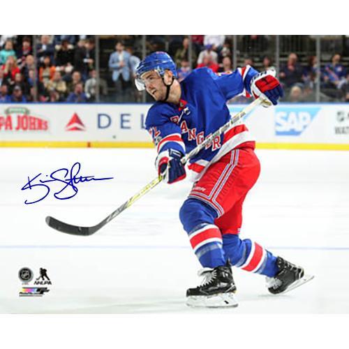 Kevin Shattenkirk Signed New York Rangers Opening Night 16x20 Photo