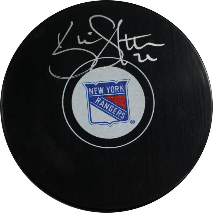 Kevin Shattenkirk Signed New York Rangers Puck (MSG)