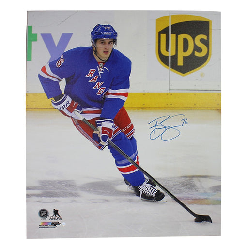 Brady Skjei Signed 'Skating' 20x24 Stretched Canvas