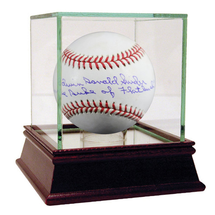 Duke Snider Signed Baseball w/ "Edwin Donald Snider  the Duke of Flatbush" Insc (JSA)