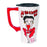 Betty Boop with Hearts White Travel Mug with Handle         