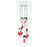 Betty Boop Red Dress Metal Wind Chimes                      