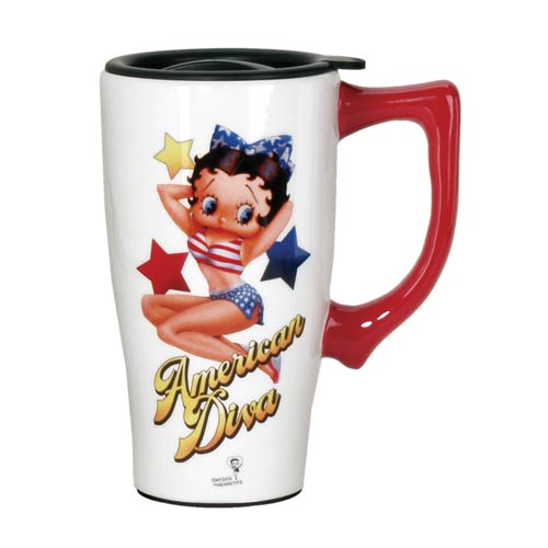 Betty Boop Diva Travel Mug with Handle                      