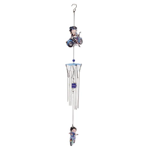 Betty Boop Biker Wind Chime                                 