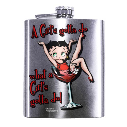 Betty Boop Hip Flask                                        