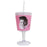 Elvis Presley Pink Insulated Goblet with Lid                