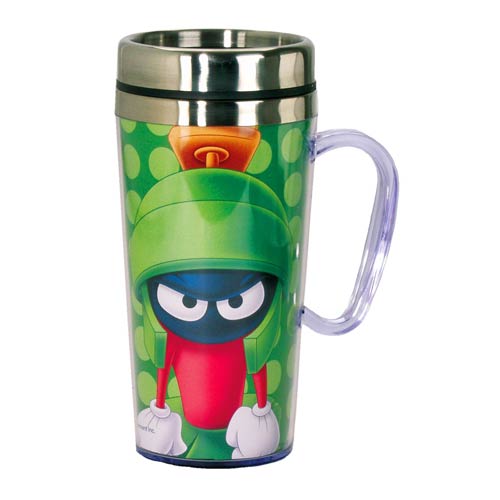 Looney Tunes Marvin Martian Insulated Travel Mug with Handle