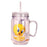 Looney Tunes Tweety Bird Clear Mason-Style Jar with Lid     