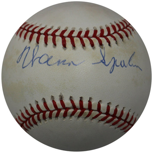 Warren Spahn Signed ONL White Baseball JSA