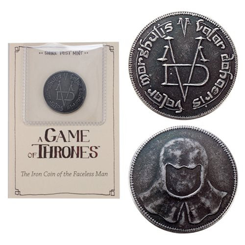 Game of Thrones The Iron Coin of the Faceless Man           