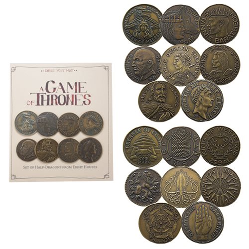 Game of Thrones House Half-Dragons 8-Pack Set               