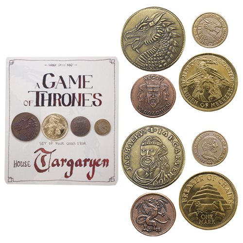 Game of Thrones House Targaryen 4-Pack Coin Set             