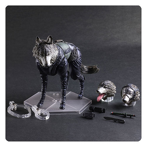 Metal Gear Solid V D-Dog Play Arts Kai Action Figure        