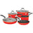 8PC CKWARE SET BKLITE RED