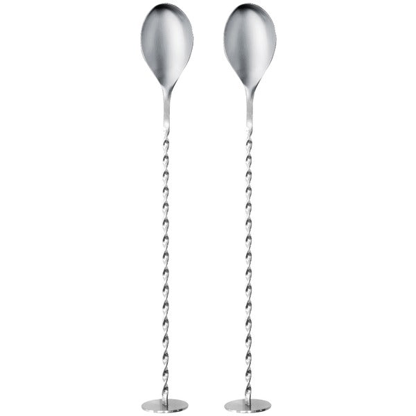 2 COCKTAIL SPOON SET