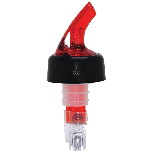 1OZ BOTTLE POURER RED