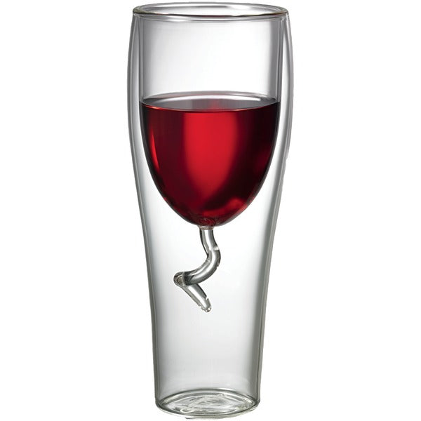 8OZ DBL WALL WINE GLASS