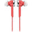 DGTL STEREO EARPHN RED