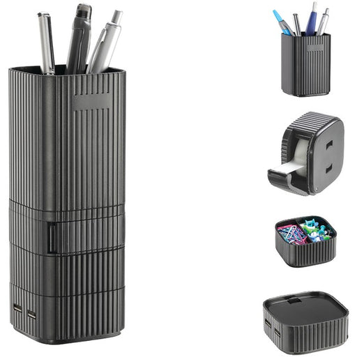 SMART TOWER/ 3USB BLK