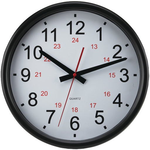 14IN 24HR WALL CLOCK