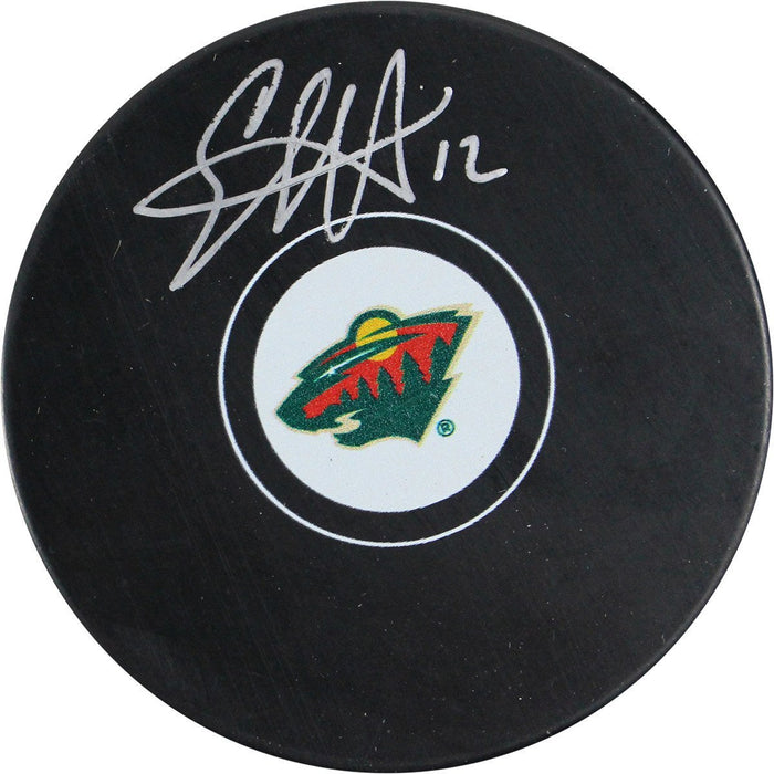 Eric Staal Signed Minnesota Wild Puck