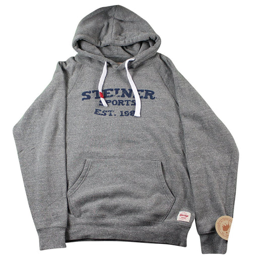 Steiner Sports Grey Vintage Hooded Sweatshirt - M