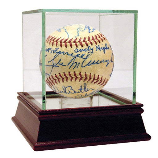 Hall of Famers and Stars 25 Sig ONL Giles Baseball JSA (Stengel  Ferrell HOF)