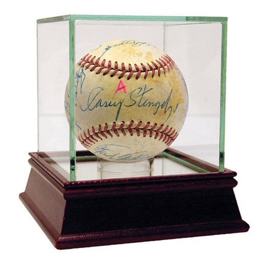 Hall of Famers and Stars Multi Signed 16 Sig ONL Baseball JSA (Stengel  Barlick  Rizzuto  Musial  Schoendienst HOF)