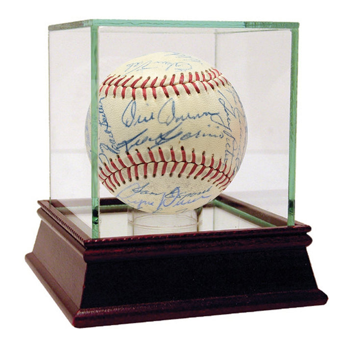 1959 Yankees and White Sox Multi Signed 35 Sig Baseball JSA (Lopez  Ford  Stengel  Aparicio  Fox HOF)