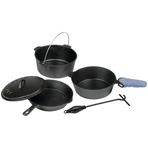 6PIECE IRON COOK SET