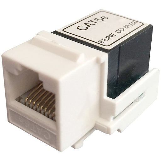 CAT5E COUPLR RJ45 WHT