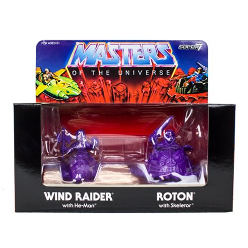 MOTU M.U.S.C.L.E. Wind Raider and Roton - Purple            