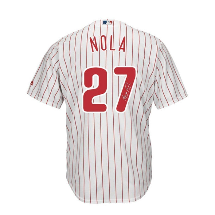 Aaron Nola Signed Philadelphia Phillies Home Replica Cool Base Jersey