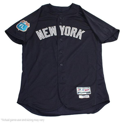 Kyle Higashioka New York Yankees 2017 Spring Training Road Game Used #86 Jersey (JC003143)(46)