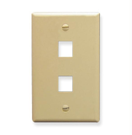 Ic107f02iv - 2port Face Ivory