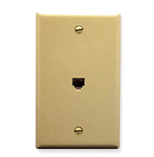 Wall Plate- Voice 6p6c- Ivory