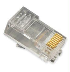 Plug- 8p8c- Cat 5e- Stranded- 100pk