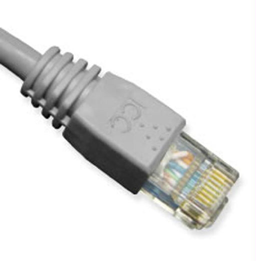 Patch Cord- Cat 6- Molded Boot- 3' Gy