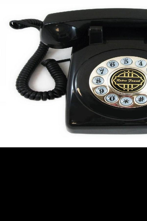 1950 Desk Phone Black